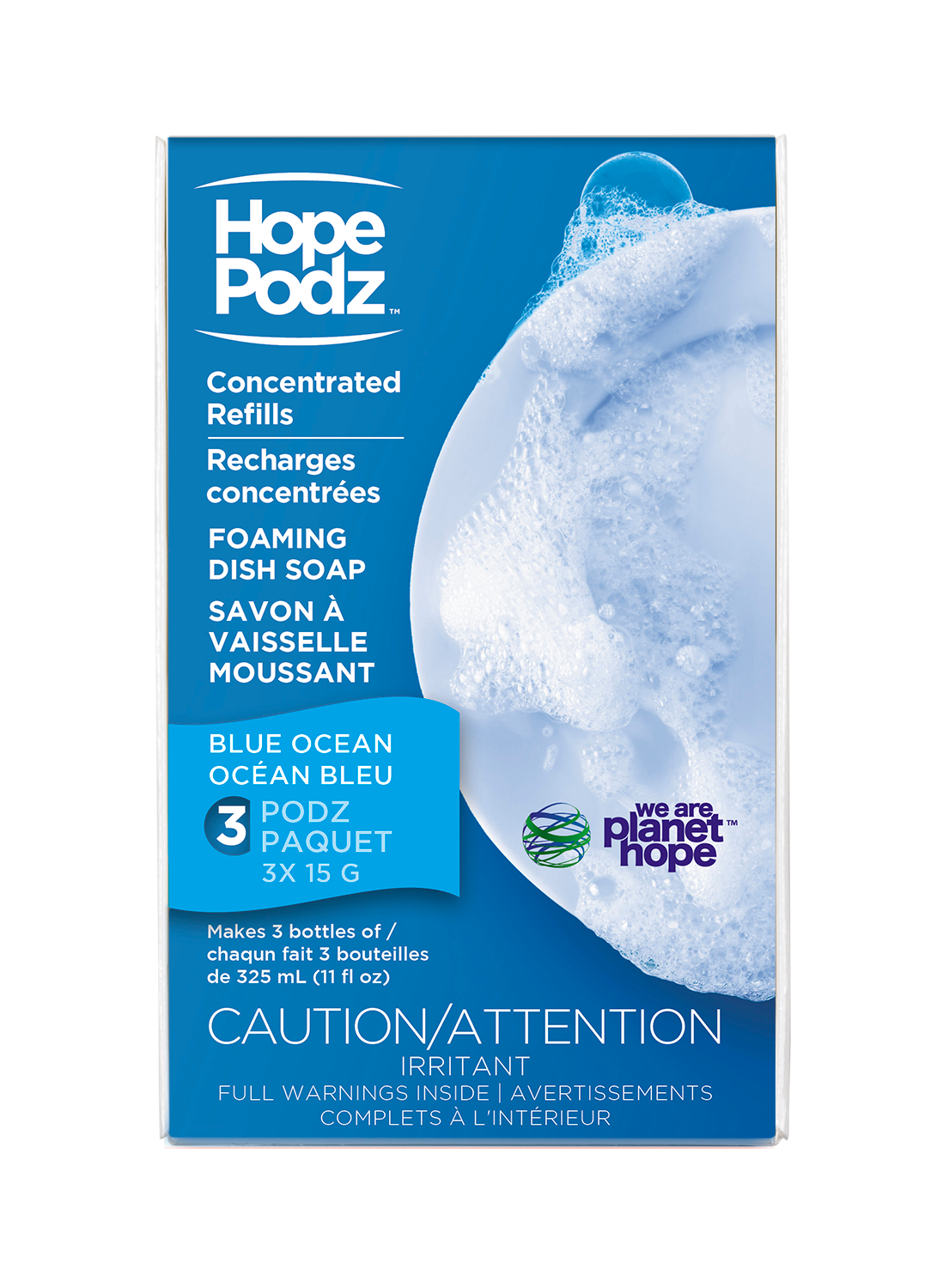 HopePodz Foaming Dish Soap | 3-Pack