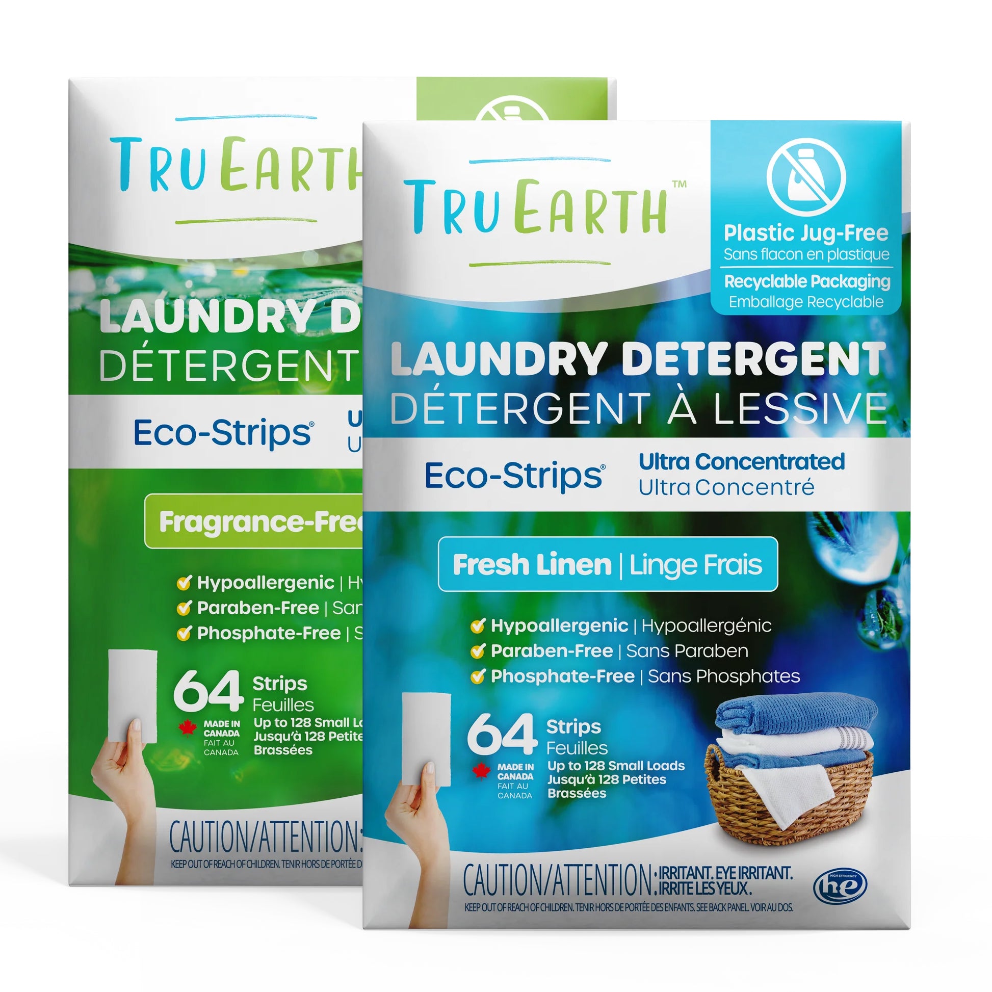 Tru Earth Eco-Strips Laundry Detergent | 64 Loads