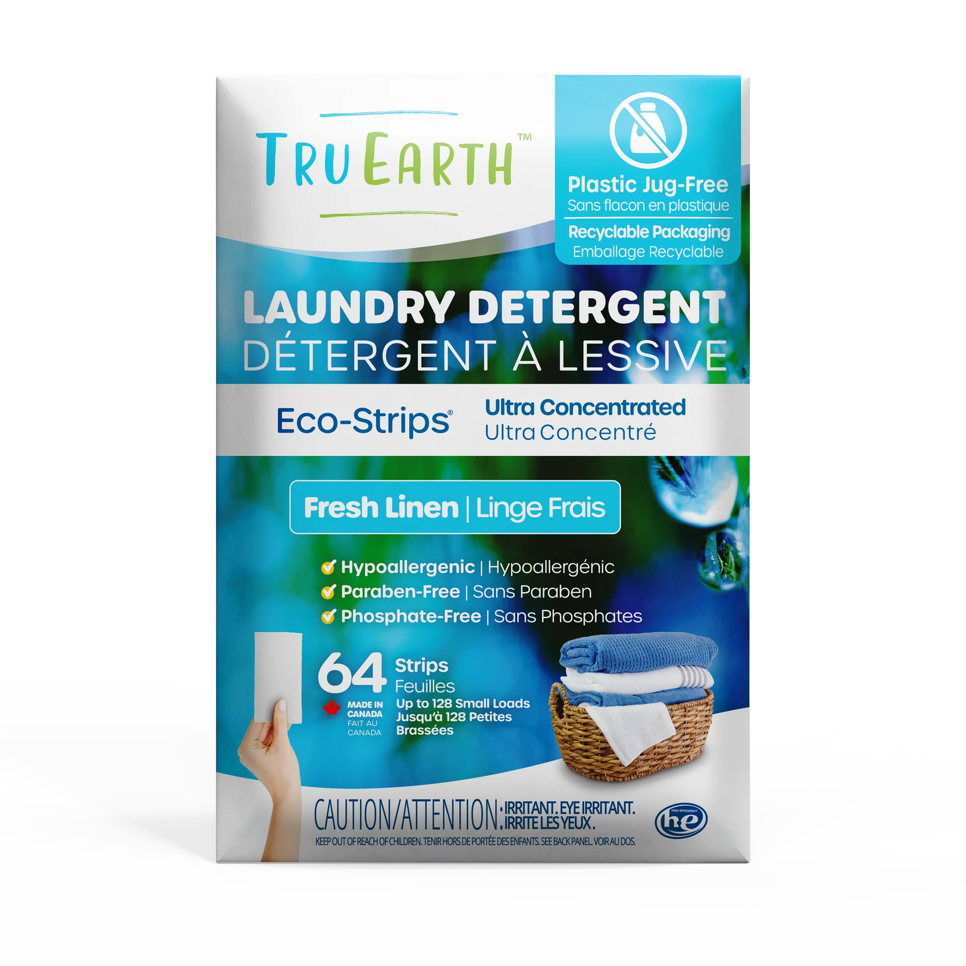 Tru Earth Eco-Strips Laundry Detergent | 64 Loads