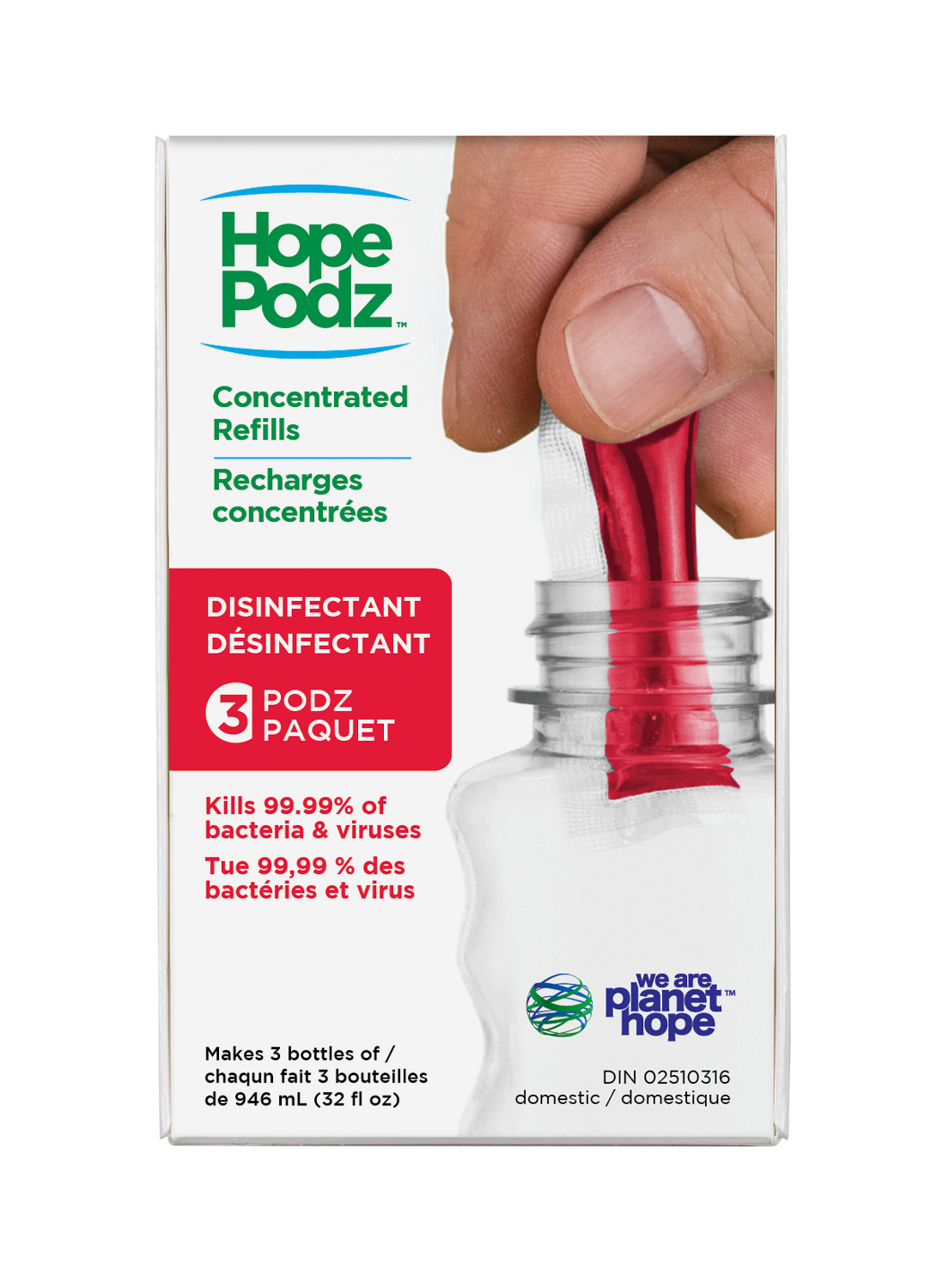 HopePodz Multi-Surface Cleaner Refills | 3-Pack
