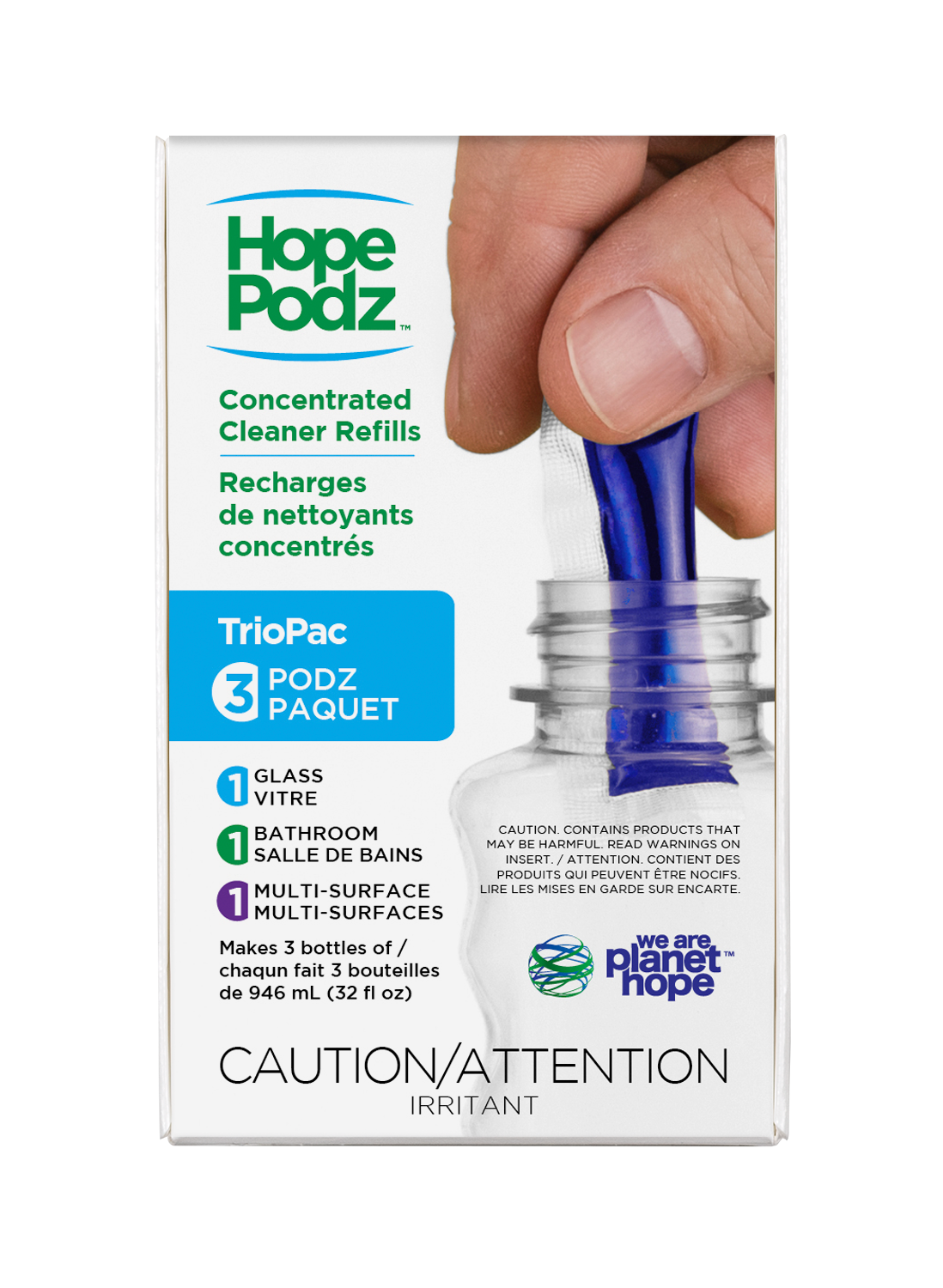 *HopePodz TrioPac | Starter Cleaner Pack