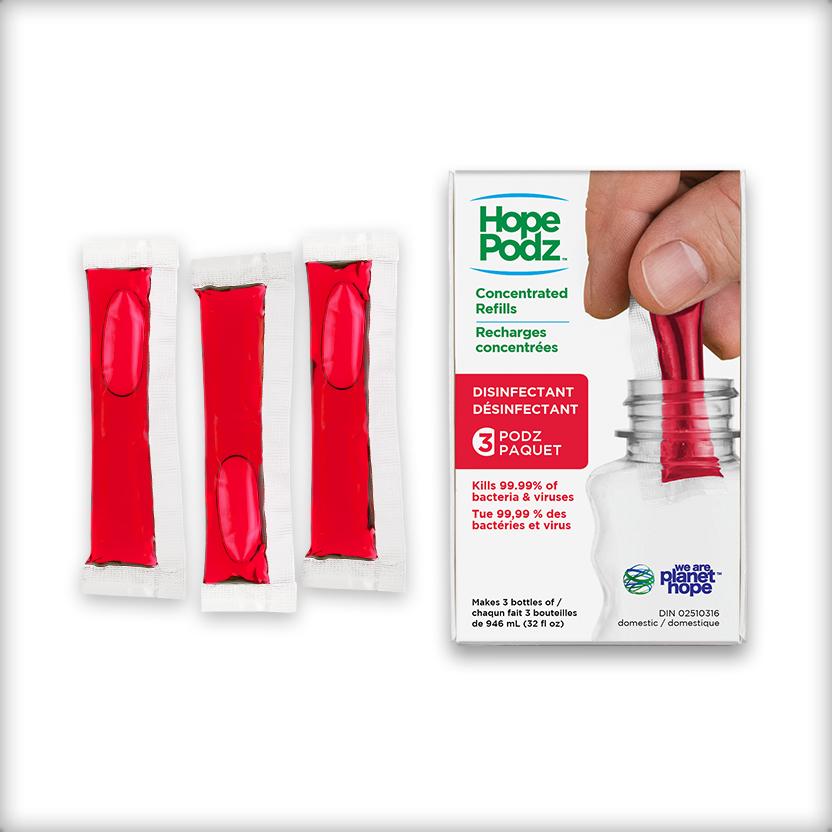 *HopePodz™ Disinfectant Refills | 3-Pack