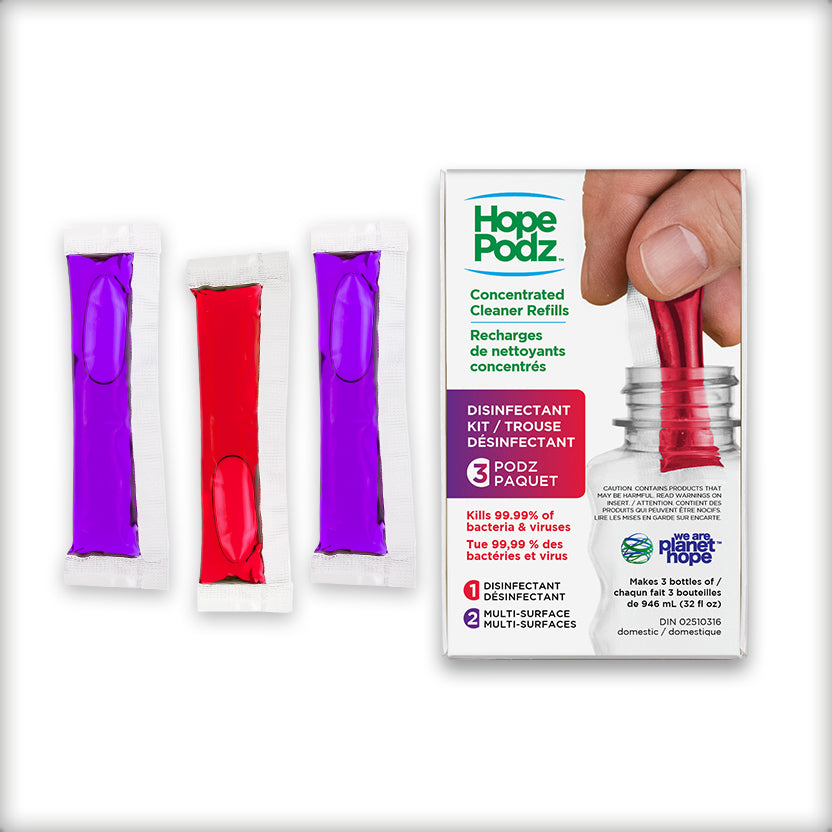 HopePodz™  Disinfectant Kit | 3-pack
