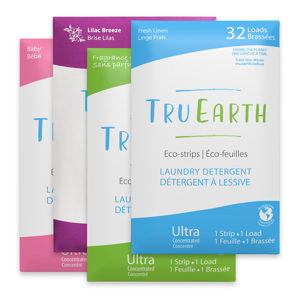 Tru Earth Eco-Strips Laundry Detergent | 32 Loads