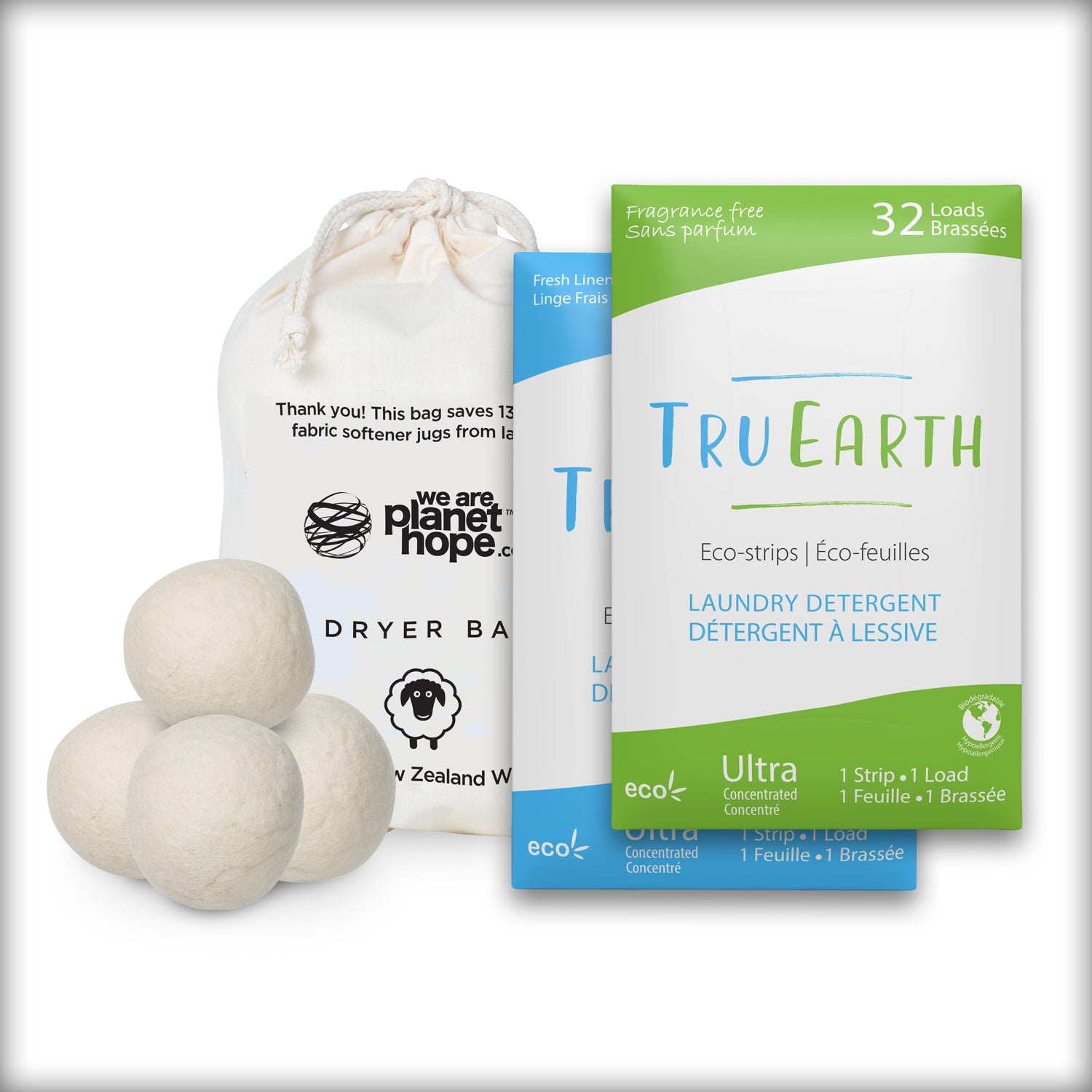 Tru Earth & Dryer Balls | Eco-Laundry Kit