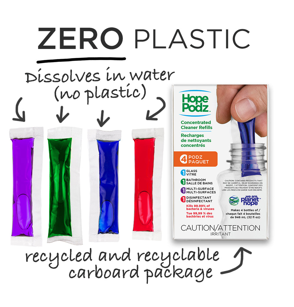 HopePodz Cleaners & Disinfectant | 4-Pack – We Are Planet Hope