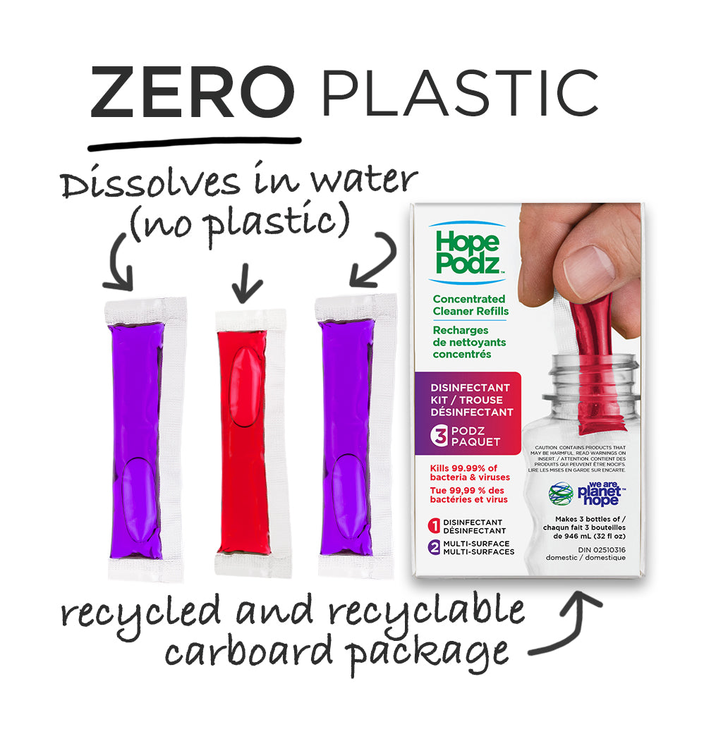 HopePodz™  Disinfectant Kit | 3-pack